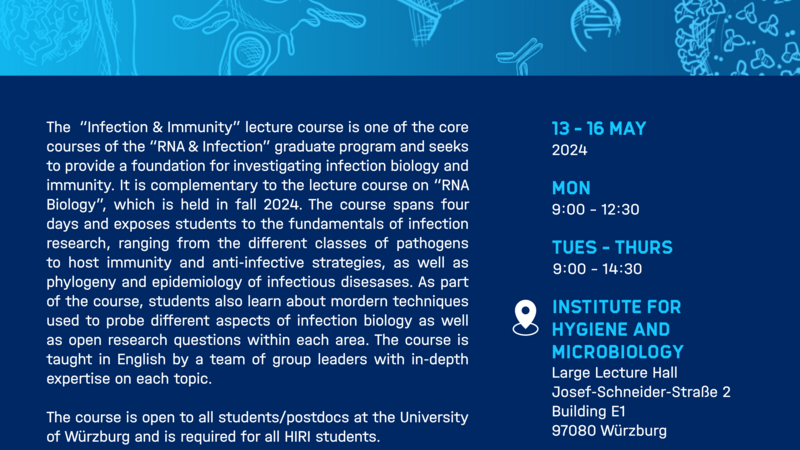 Short-Course „Infection & Immunity“ - Frühjahr 2024