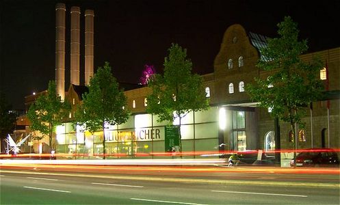 The Kulturspeicher, a former grain storehouse, has become a culture center.