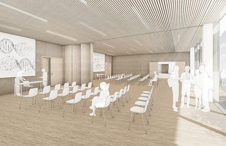 The seminar rooms of the new HIRI building