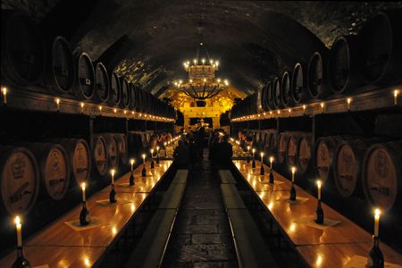 The Residence's historical wine cellars.